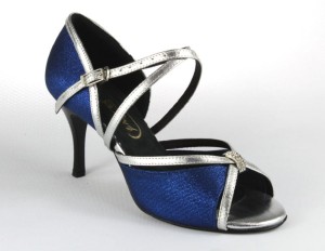 xgm-101cr-1w sapphire glitter & silver leather