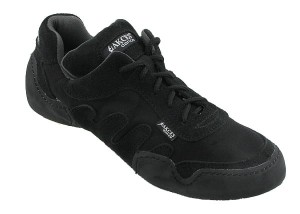 sneakers low ankle suede + denim black