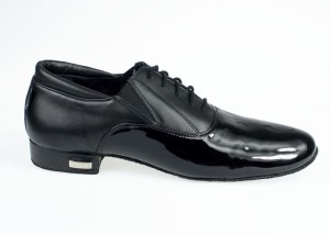 men's ballroom MS-CLASSIC-PRO-10 black leather + patent