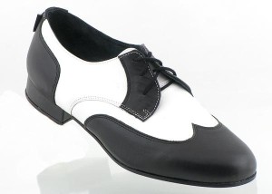 tap shoes ms-g02 black and white leather