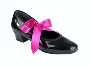 revue shoes black patent