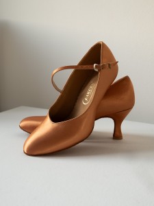 ladies ballroom std-v-03 flesh satin
