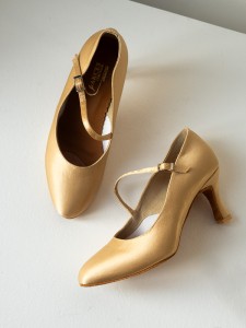 ladies ballroom std-03 champagne satin 