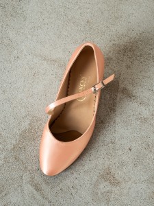 ladies ballroom std-03 salmon satin