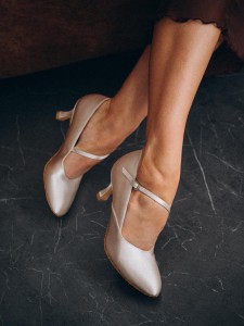 ladies ballroom std-103 light flesh satin