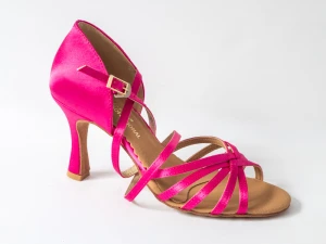 Ladies latin x professional fuchsia satin